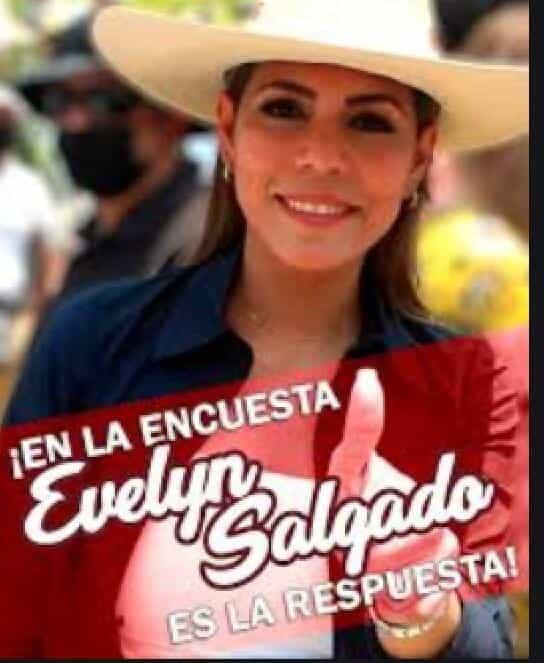 Asegura Salgado que su hija sí está en la encuesta