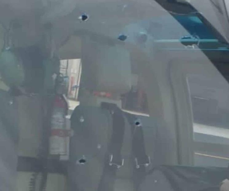 Atacan helicóptero de Fuerza Civil en Los Aldamas
