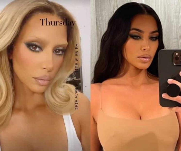 Kim Kardashian luce irreconocible con cambio de look