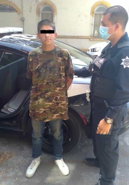 Asaltó a una persona en calles del centro de la ciudad