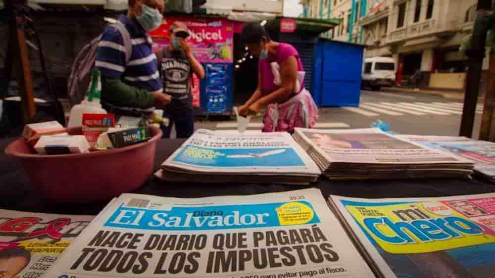 Pagará prensa escrita impuestos en El Salvador Pagará prensa escrita impuestos en El Salvador