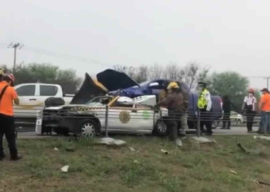 La pasajera de un taxi falleció luego de que la unidad de alquiler fue impactada por una camioneta