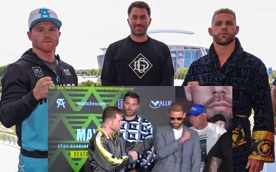 Canelo y Saunders, a la báscula