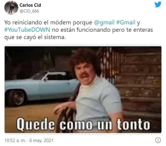 Usuarios reportan fallas en Youtube, Gmail y otros servicios