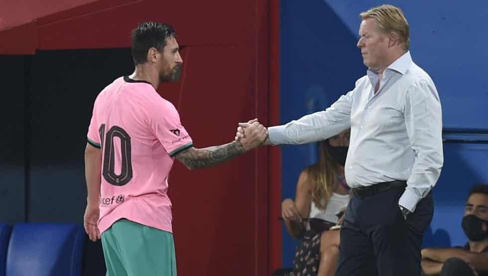 Lo mejor es que Messi se quede: Koeman