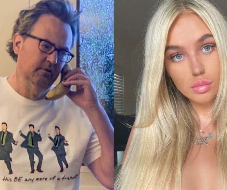 Coquetea Matthew Perry con tiktoker 30 años menor