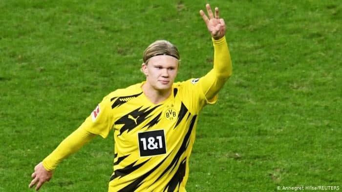 Haaland saldría del Dortmund solo por 200 MDE
