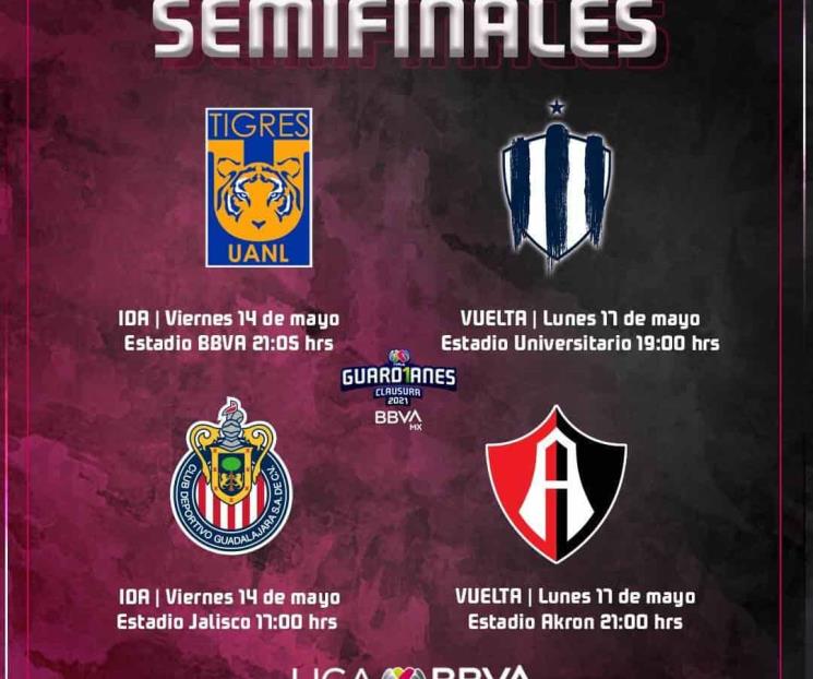 Dan a conocer horarios para semis en la Femenil