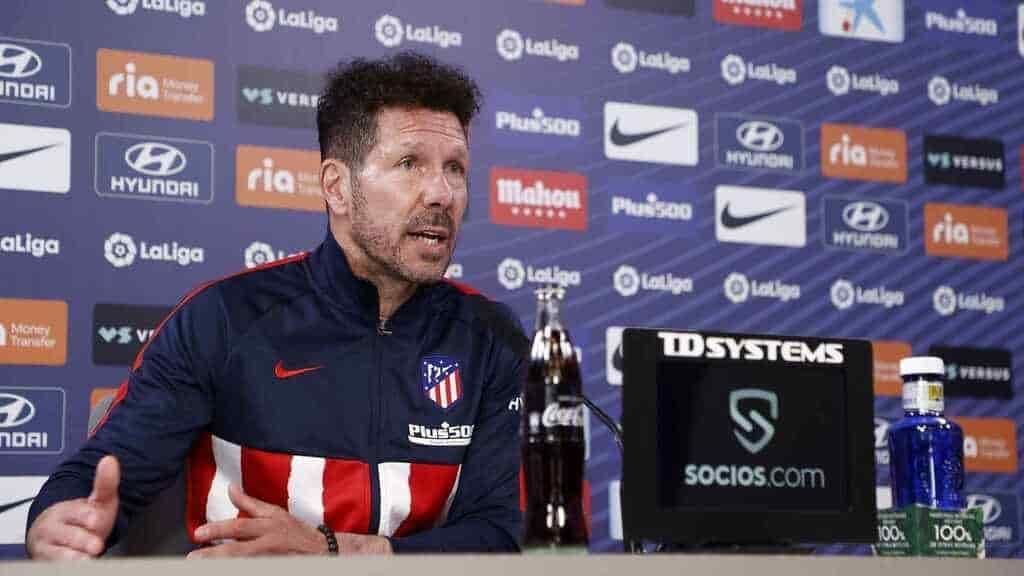 Para Simeone, el VAR es lo más justo en el futbol