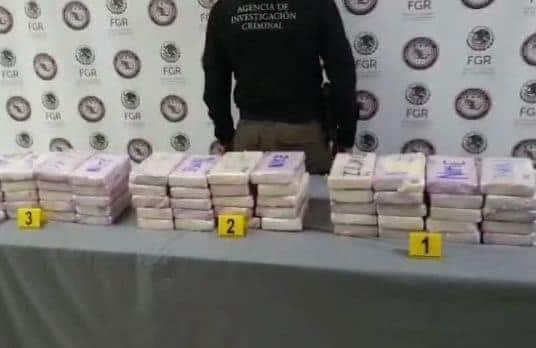 Decomisan 60 kilos de cocaína Decomisan 60 kilos de cocaína