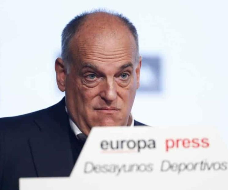 Afirma Tebas que LaLiga tendrá juegos en EU Afirma Tebas que LaLiga tendrá juegos en EU