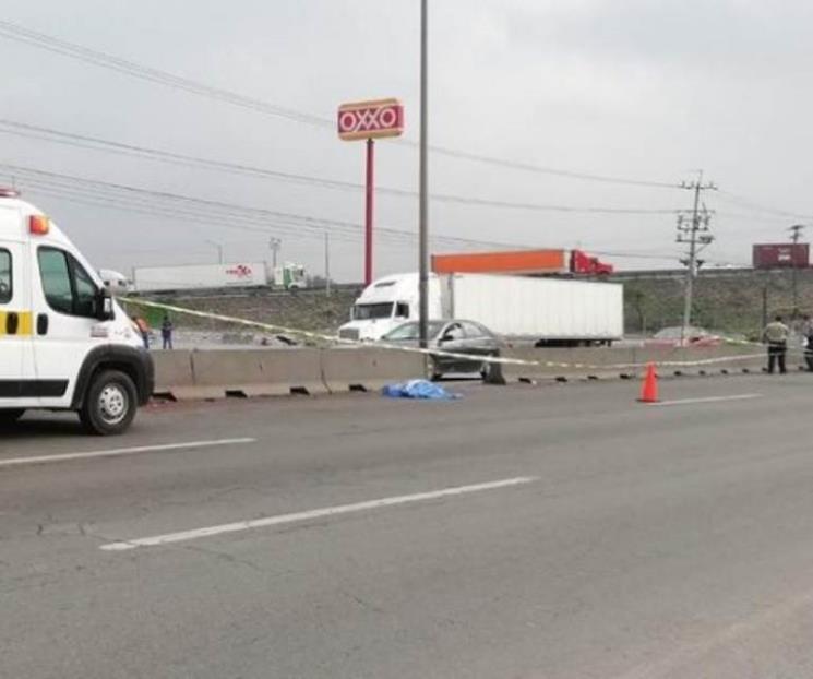 Muere atropellado en Apodaca