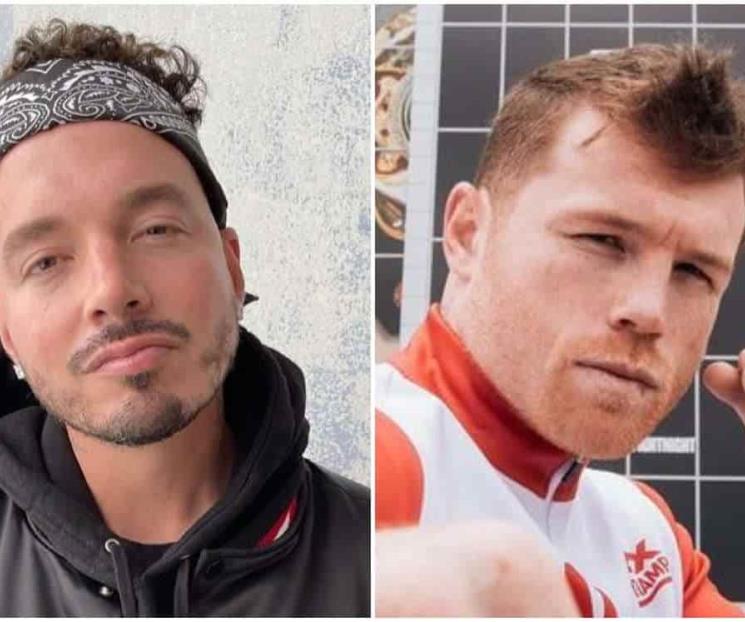 J Balvin se burla de foto de El Canelo Álvarez tras boda