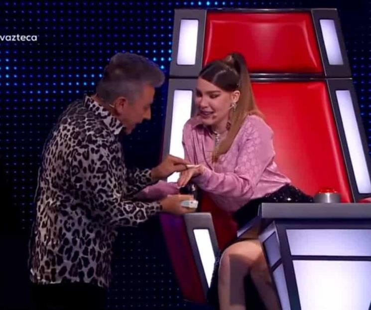 Montaner exhibe a Belinda en La Voz Senior