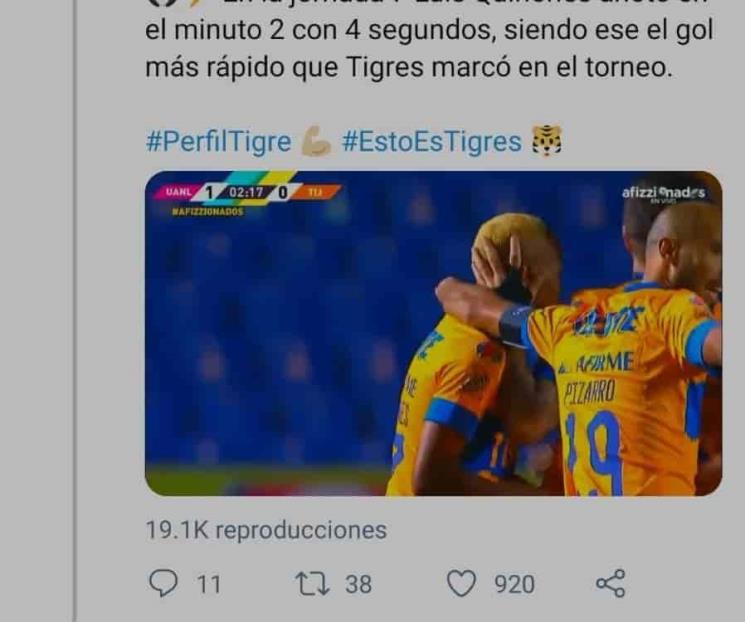 Encantado Thauvin con el accionar de Tigres