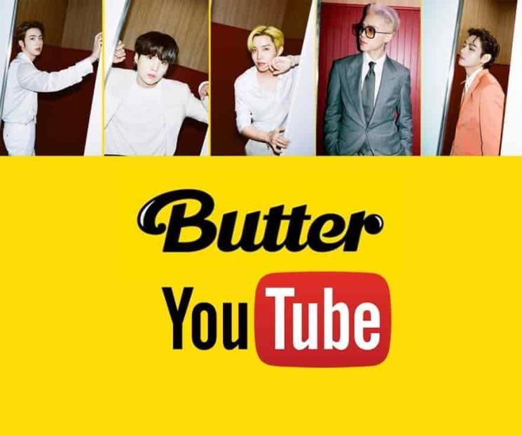 Butter de BTS bate récord en YouTube