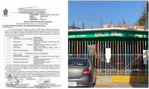 Reporta Oaxaca 146 denuncias por robo a escuelas