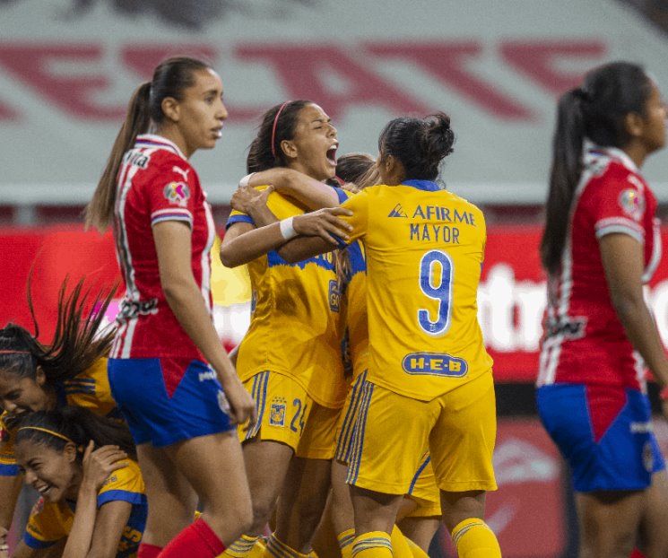 Aventaja Tigres femenil con gol agónico Aventaja Tigres femenil con gol agónico