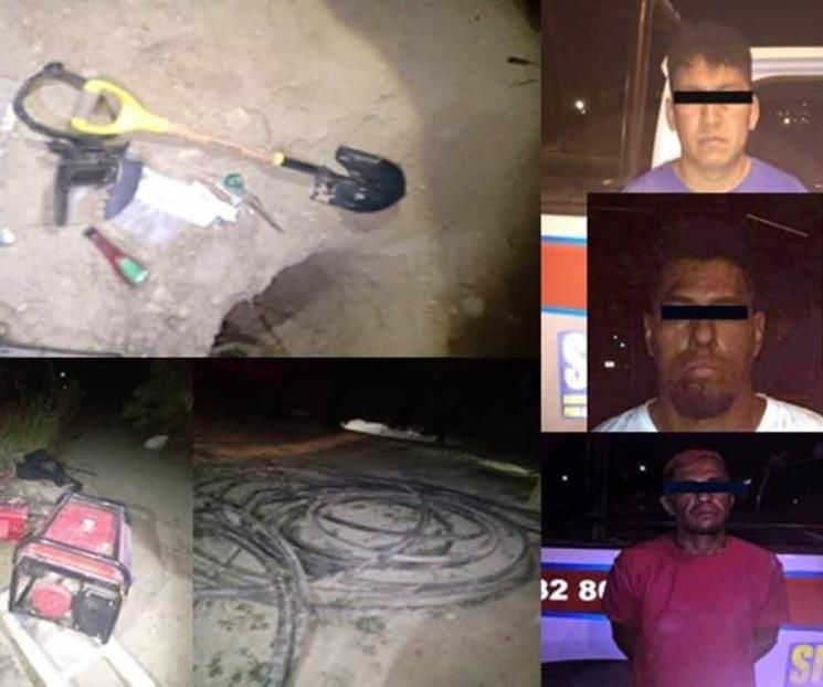 Detienen a banda de huachicoleros en Escobedo