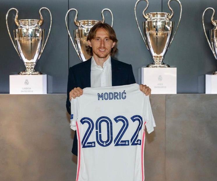 Renueva Modric un año con Real Madrid Renueva Modric un año con Real Madrid