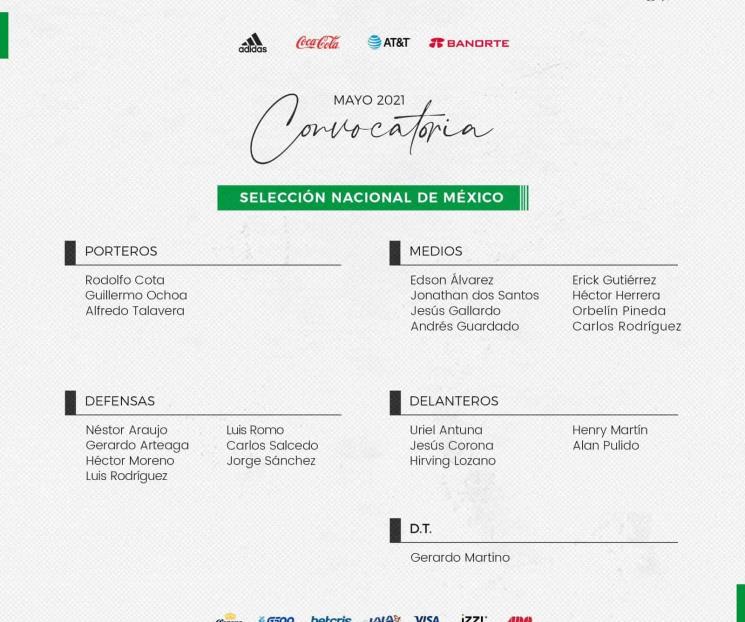 Van cuatro regios al TRI para Concacaf Nations League Van cuatro regios al TRI para Concacaf Nations League