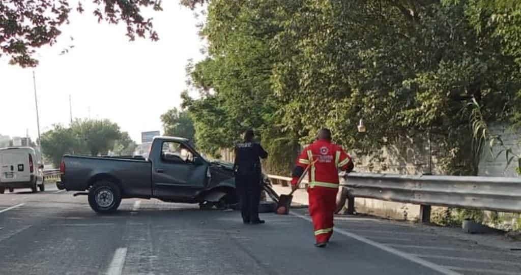 Deja choque dos heridos en Carretera Nacional Deja choque dos heridos en Carretera Nacional
