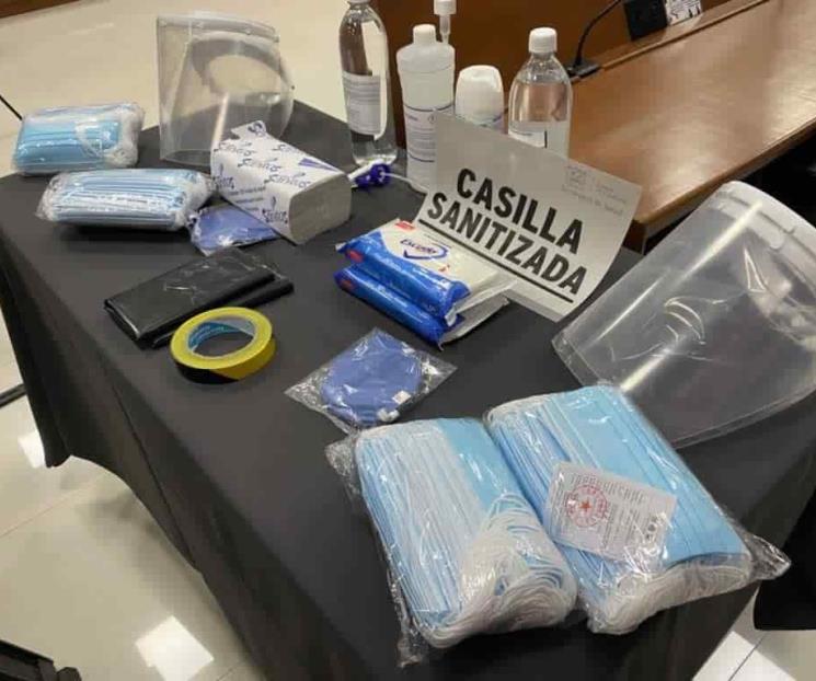 Desinfectarán los espacios para casillas