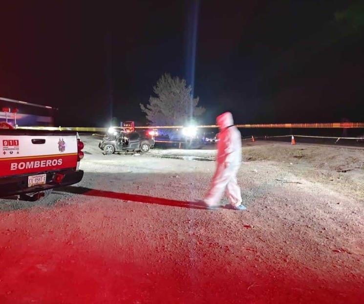 Deja choque 3 muertos en Galeana Deja choque 3 muertos en Galeana