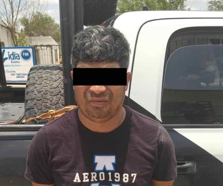 Cae hombre con droga en Anáhuac
