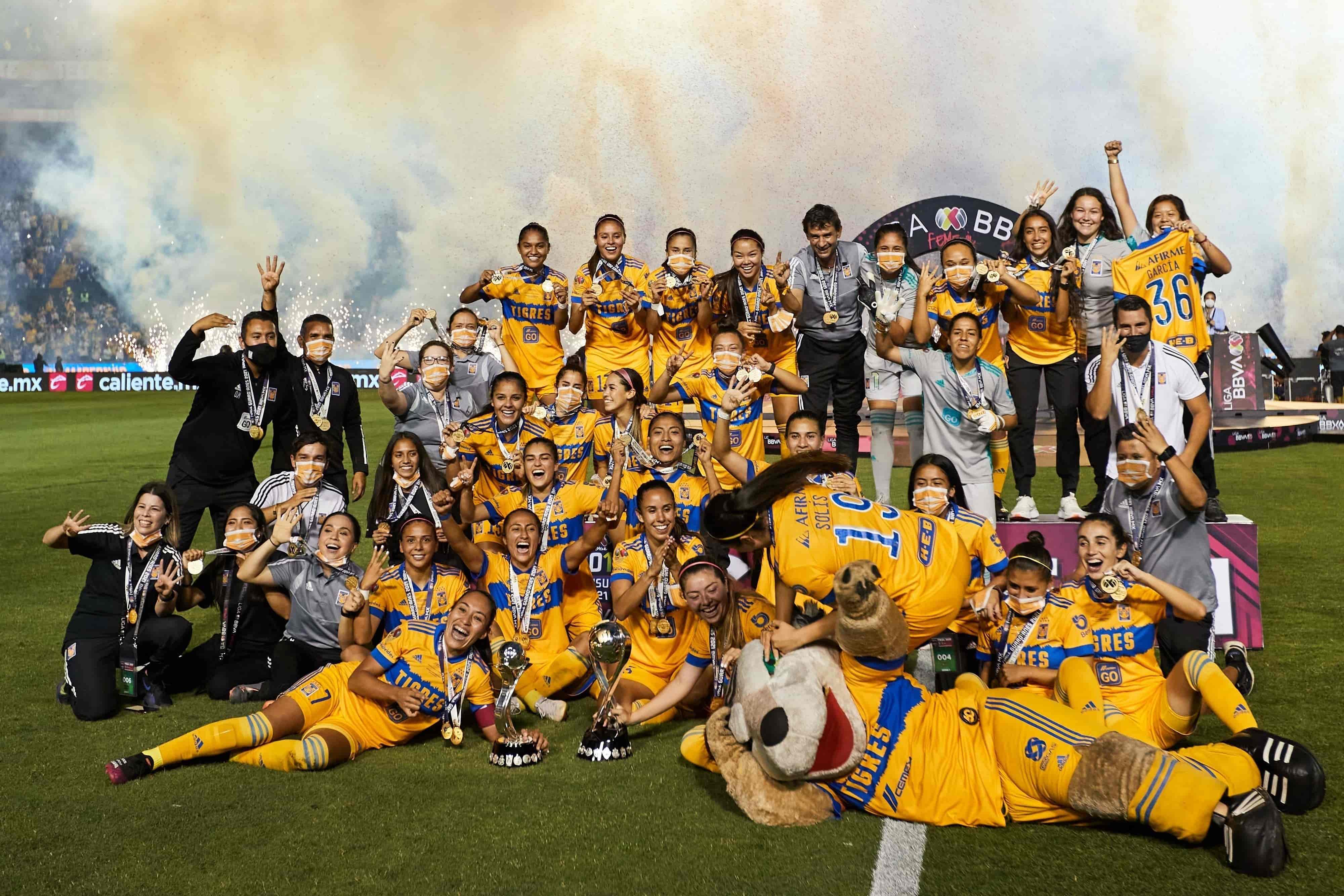 Bicampeonas de Liga MX Femenil