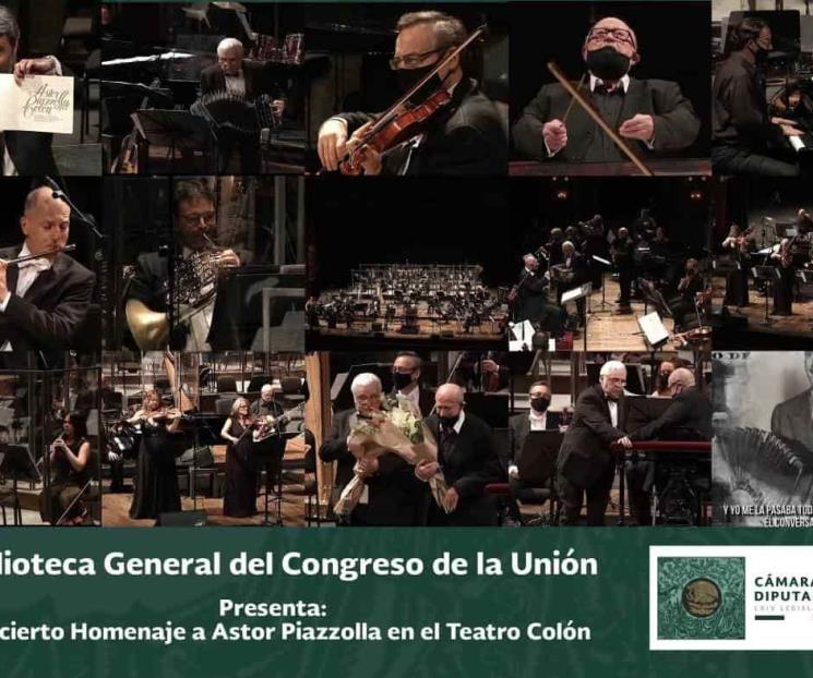 Transmiten Homenaje a Piazzolla desde el Teatro Colón Transmiten Homenaje a Piazzolla desde el Teatro Colón