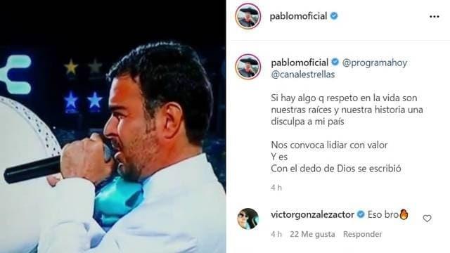Pablo Montero se disculpa por errores Pablo Montero se disculpa por errores
