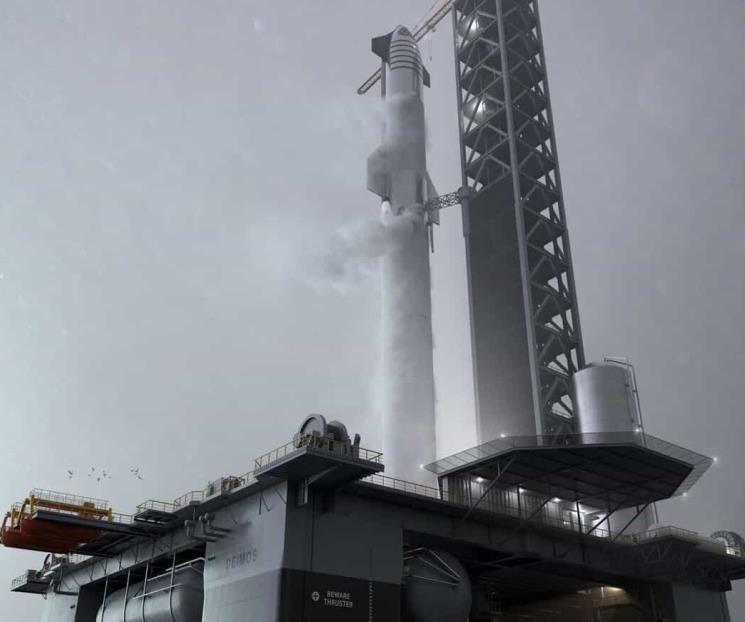 Construyen plataforma marítima de lanzamiento