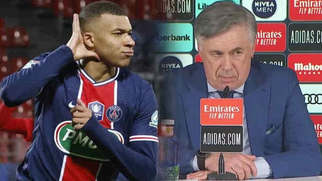 Insta Ancelotti a que el RM fiche a Mbappé Insta Ancelotti a que el RM fiche a Mbappé