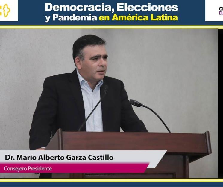 Comparten efectos de la pandemia en la democracia Comparten efectos de la pandemia en la democracia