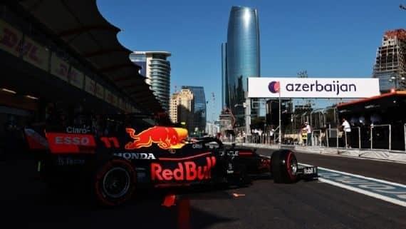 Accidentada qualy en Baku para Pérez, arrancará 6to Accidentada qualy en Baku para Pérez, arrancará 6to