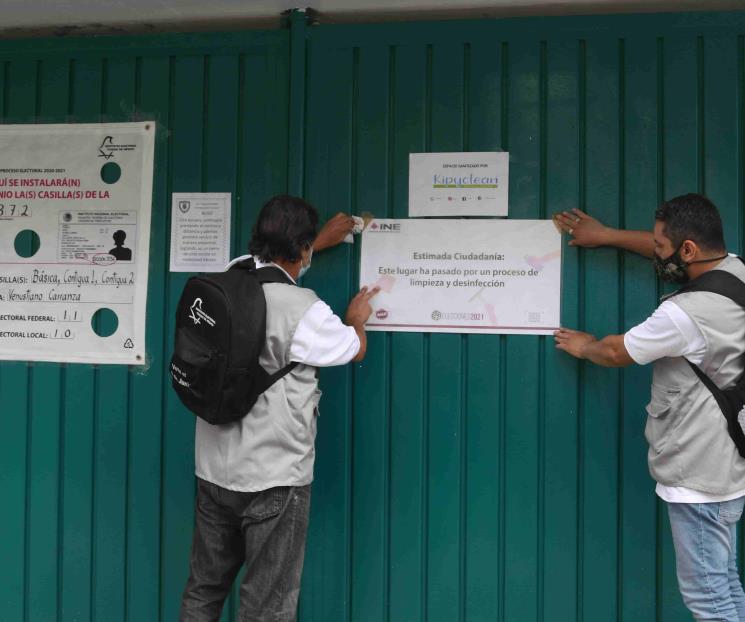 Ven riesgos en instalación de casillas en algunas zonas Ven riesgos en instalación de casillas en algunas zonas