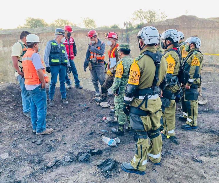 Participa Sedena en labores de búsqueda y rescate de mineros