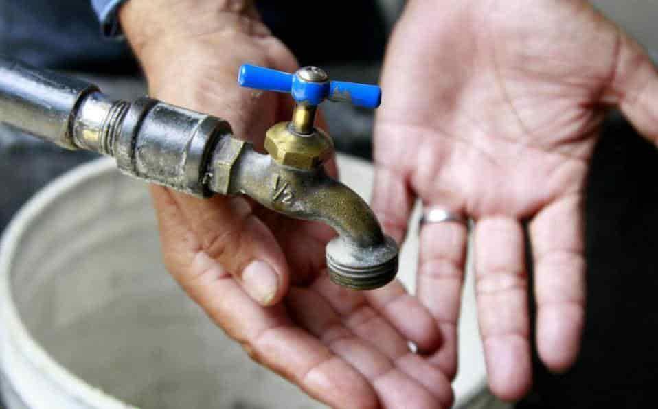 Reportan corte de agua en varias colonias Reportan corte de agua en varias colonias