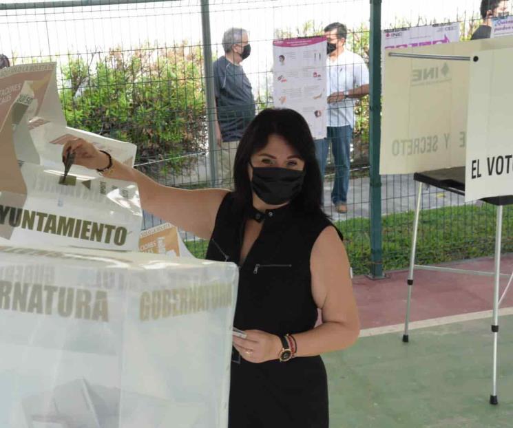 Vota candidata del PAN a la alcaldía de Escobedo Vota candidata del PAN a la alcaldía de Escobedo