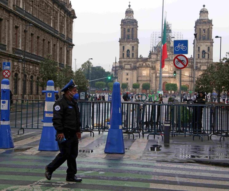 Blindan el Zócalo por visita de Kamala Harris Blindan el Zócalo por visita de Kamala Harris