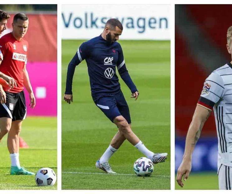 Varias selecciones para EURO aún no se vacunan Varias selecciones para EURO aún no se vacunan