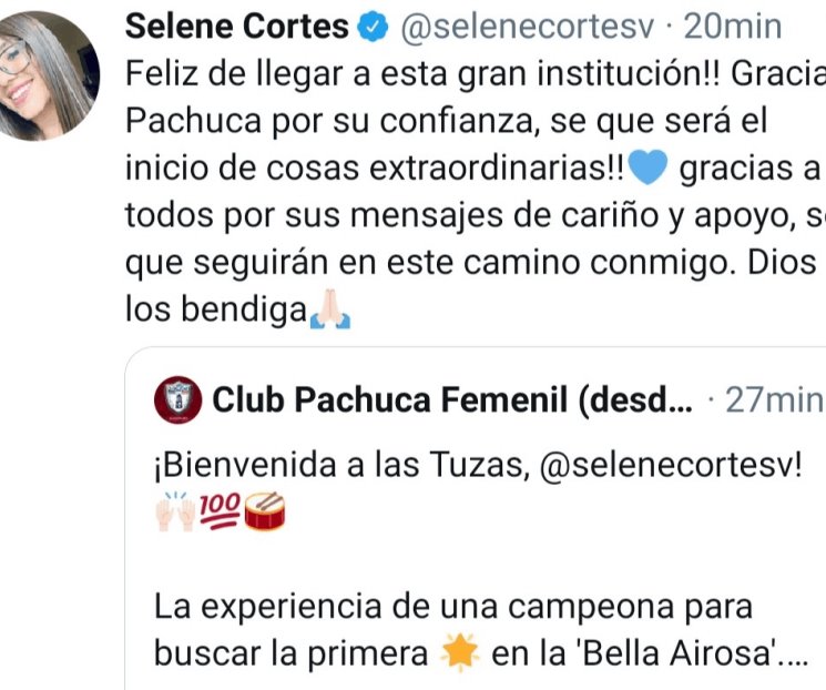 Deja Selene Cortes a Tigres Femenil Deja Selene Cortes a Tigres Femenil