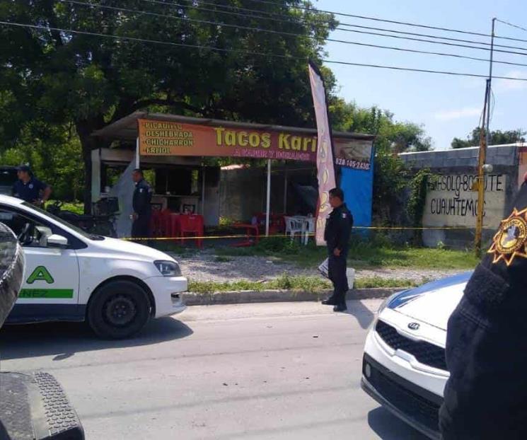 Ejecutan a taquero en Cadereyta Ejecutan a taquero en Cadereyta