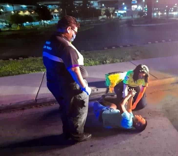 Hombre queda grave al ser atropellado por auto fantasma Hombre queda grave al ser atropellado por auto fantasma