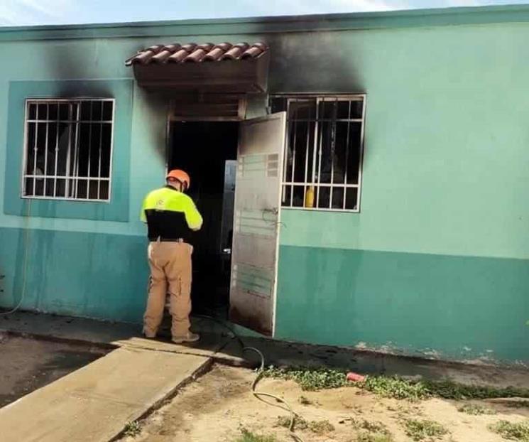 Se incendia casa en García NL Se incendia casa en García NL