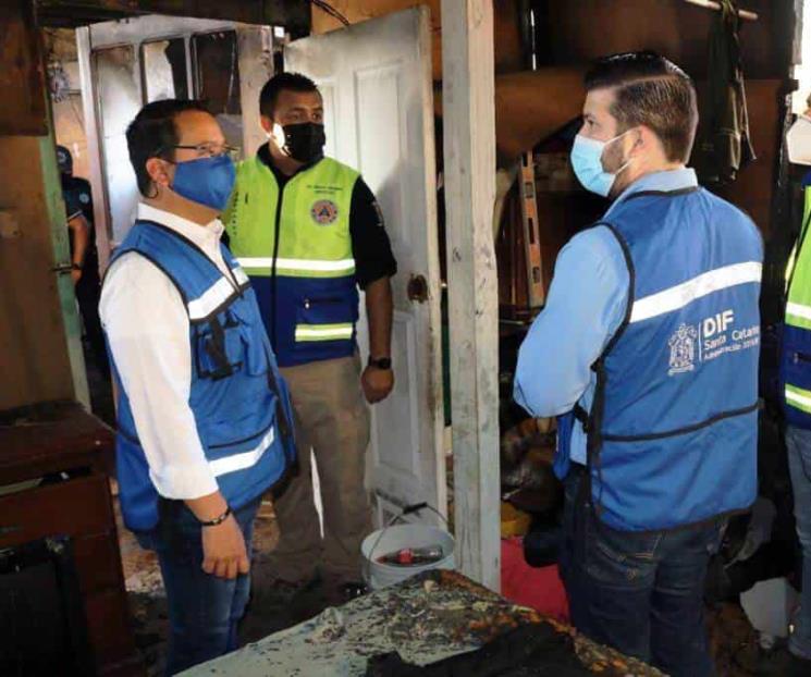 Apoya SC a afectados por incendio Apoya SC a afectados por incendio