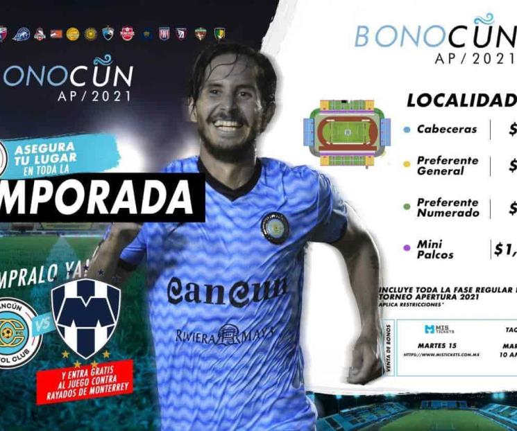 Tendrá Rayados duelo amistoso con Cancún FC Tendrá Rayados duelo amistoso con Cancún FC