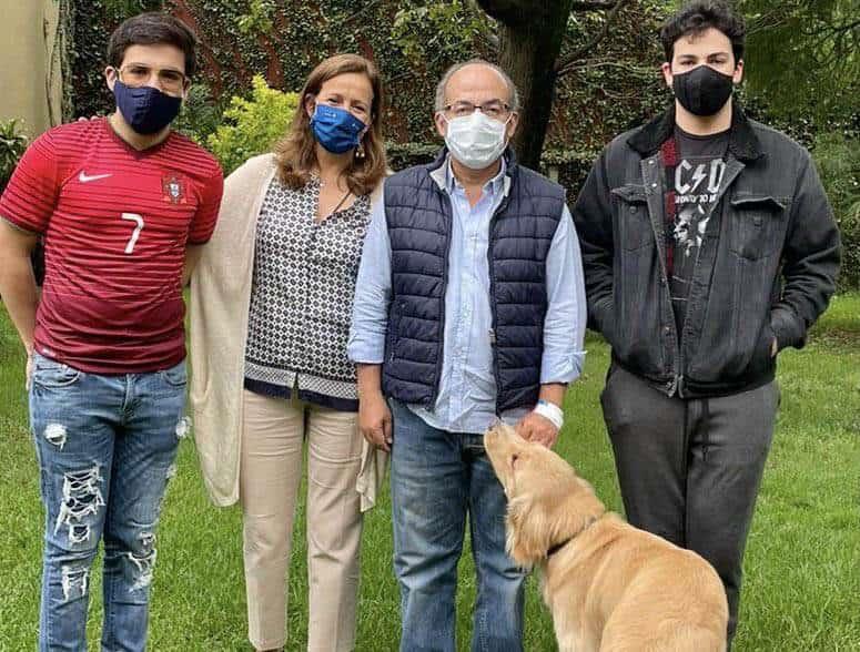 Asegura Calderón superar el Covid Asegura Calderón superar el Covid