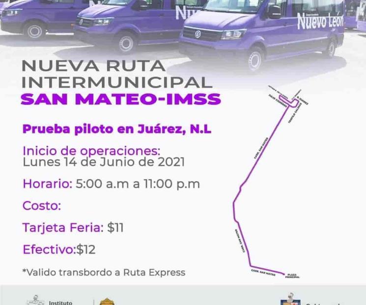 Estrenan 3 nuevas rutas intermunicipales Estrenan 3 nuevas rutas intermunicipales